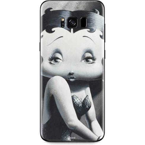 Betty Boop Black and White Galaxy S8 Plus Skin
